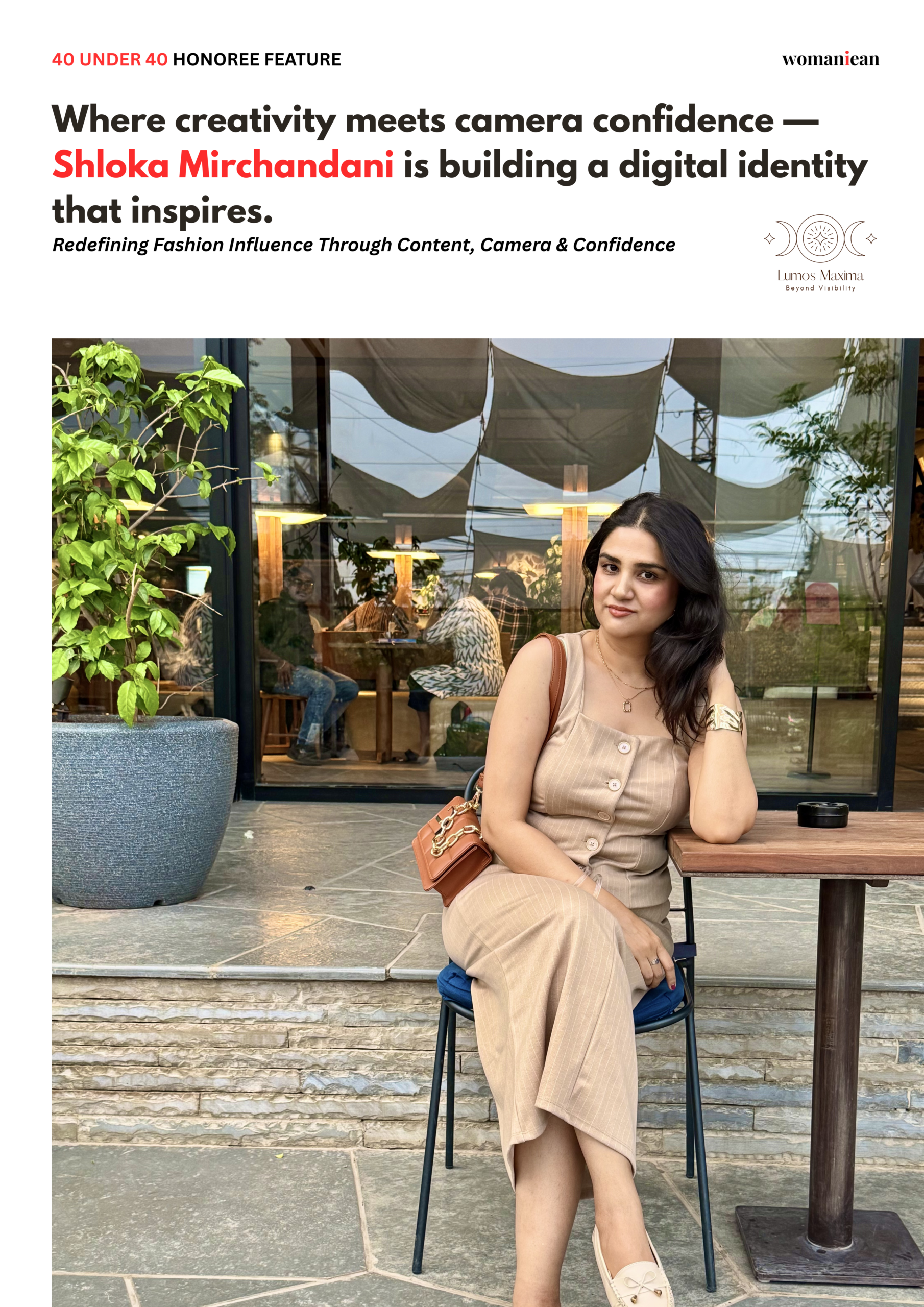 Where ambition meets authenticity — Shloka Mirchandani is crafting a modern media presence with confidence, creativity, and corporate vision.