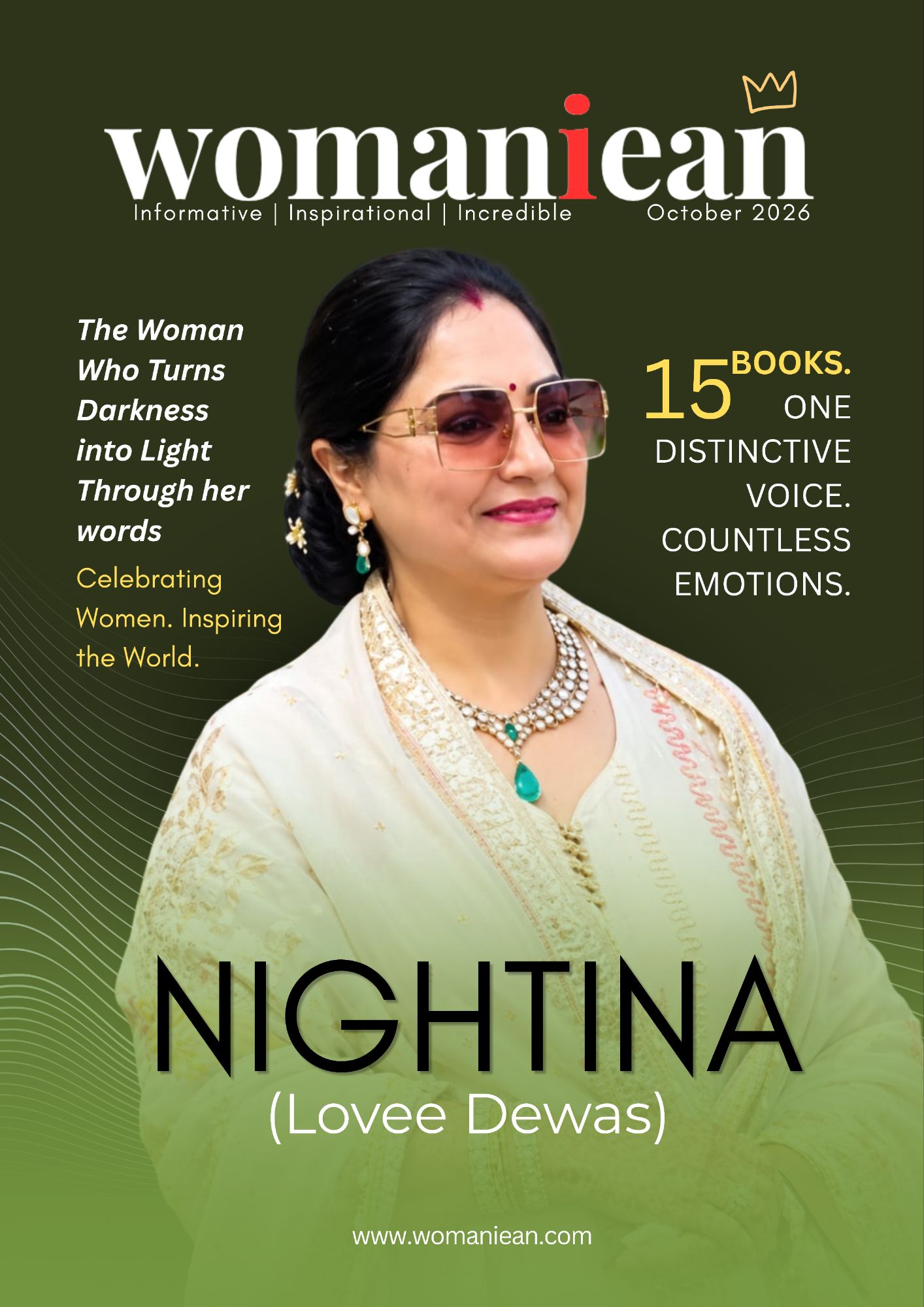 NIGHTINA (LOVEE DEWAS): THE WOMAN WHO TURNS DARKNESS INTO LIGHT THROUGH HER WORDS